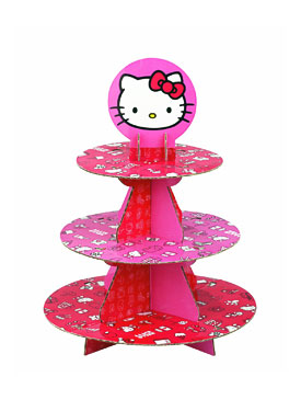 Grab This Wilton Hello Kitty Paper Cupcake Stand Holds 24 Cupcakes