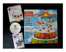 Pin Wilton Carousel Cake Topper Set Pony Carnival Birthday Kit Cake On