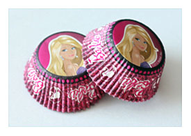 24 Barbie Cupcake Liners Wilton Pink Baking By LuxePartySupply