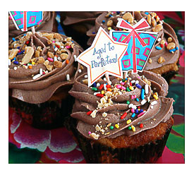 Snickers Birthday Cupcakes for ME!
