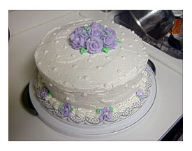 One Of My "homework" Cakes For My Wilton Cake Class. This One Went To