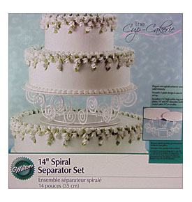 Wilton 14" Spiral Wire Cake Separator Set For Tiered Cake Wedding